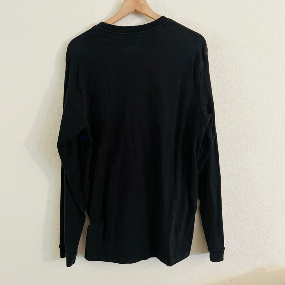 HUF Men's Black/Pink/Blue Long Sleeve Sweater Size Large - Picture 2 of 6